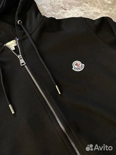 Зип Худи Moncler черная