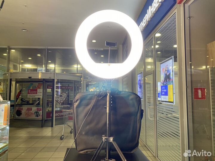 Лампа Кольцевая 45 см (без пульта) + штатив