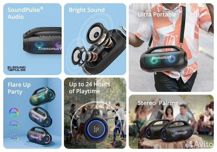 Мощная портативная колонка Tronsmart Bang SE BL5.2