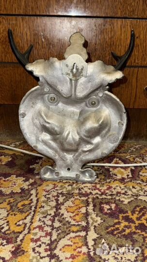 Вешалка СССР Рога на медальоне