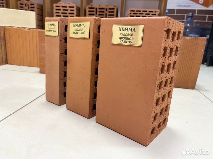 Кирпич рядовой печной цокольный строительный