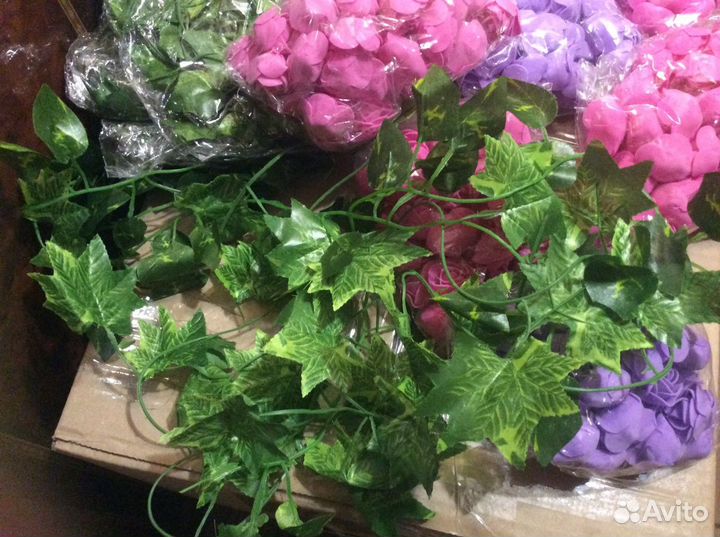 Искусственные цветы для декора