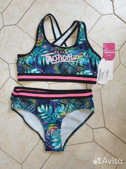 Новый купальник для девочки на 9-10 лет