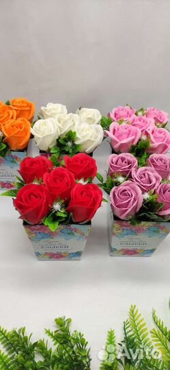 Мыльные розы букет