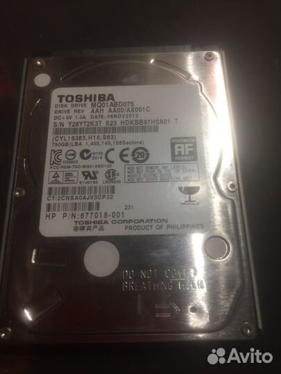 Жеcтские диски 2,5 для ноутбуков