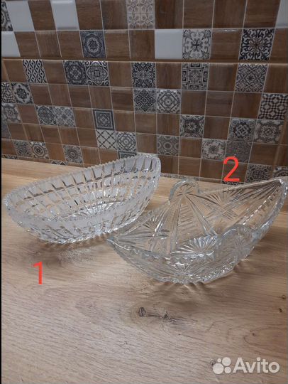 Хрустальная посуда советская СССР