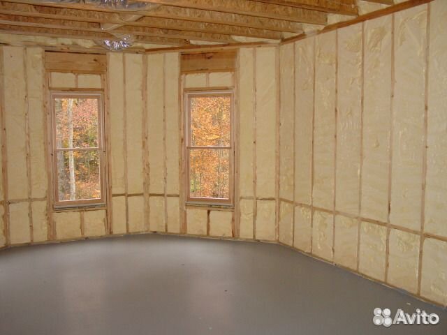 Утепление пенополиуретаном стен дома (коттеджа)