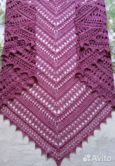 Шаль ручной работы