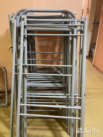 Кровать двухъярусная металлическая бу