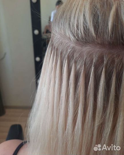 Модель на наращивания волос