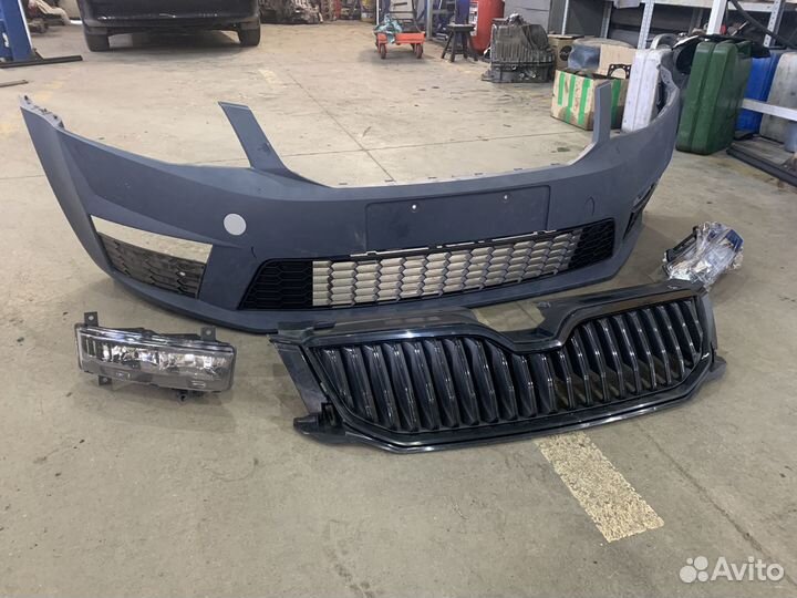 Бампер (обвес) skoda octavia a7 RS