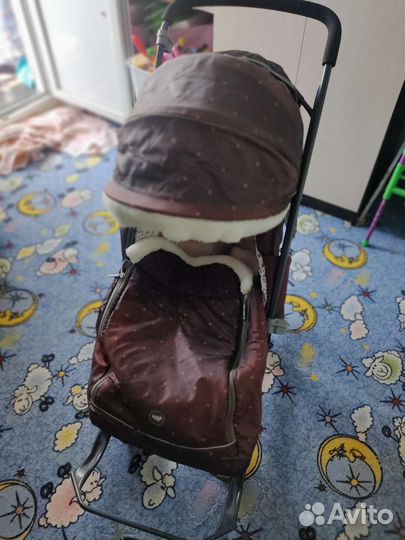 Детские санки коляска ника