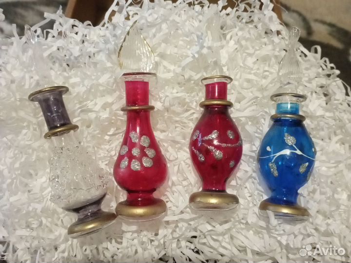 Емкости для аромомасел и духов (4 шт)