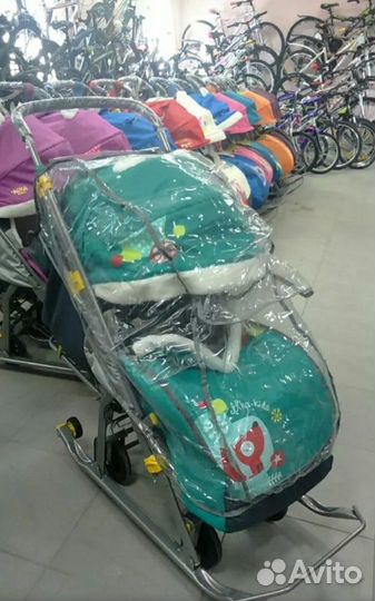 Дождевик на санки