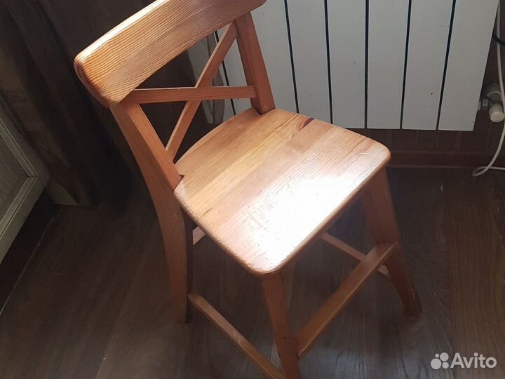 Растущий стул для ребенка деревянный SMARTIK