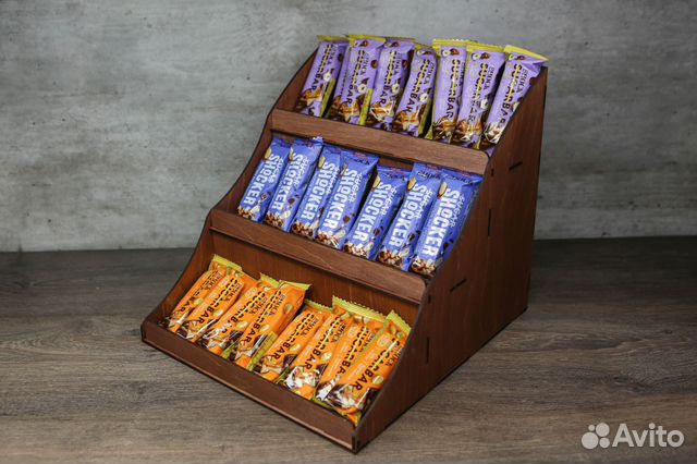 Органайзер под шоколадки для кофейни