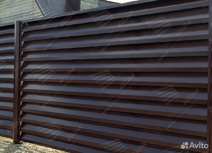 Забор жалюзи