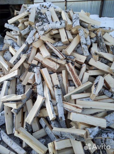 Дрова березовые колотые