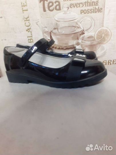 Туфли черные лакированные
