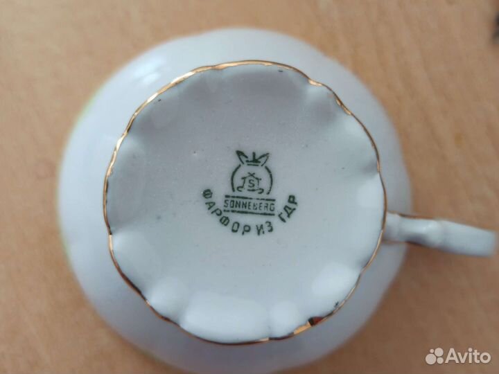 Чайные тройки гдр, винтаж, Германия