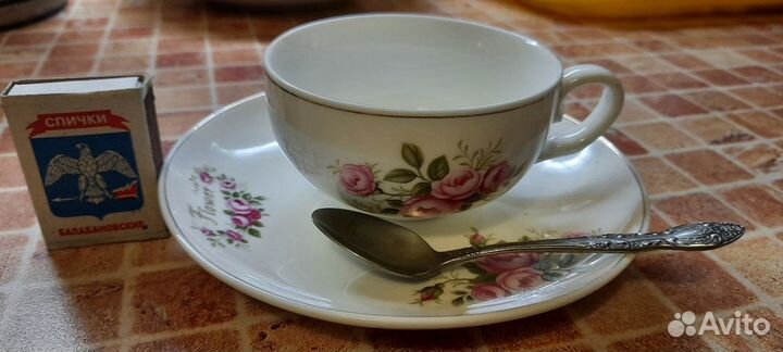 Кофейный сервиз и ложки СССР