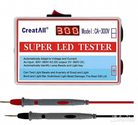 Тестер LED подсветки тв