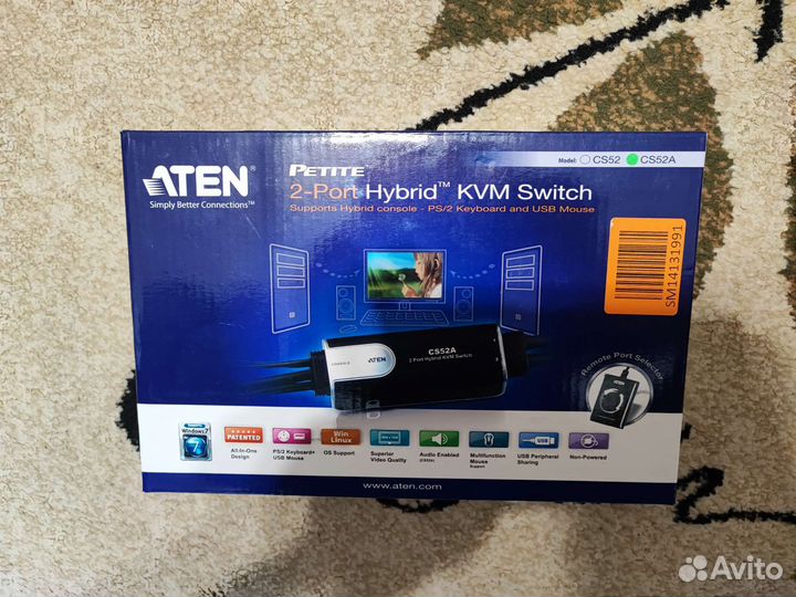 KVM-переключатель Aten CS52A