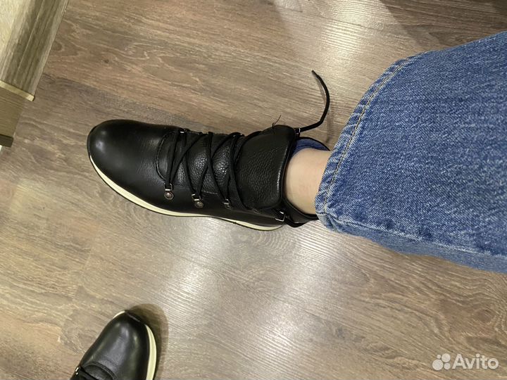 Ботинки черные женские 39 зимние/демисезонные