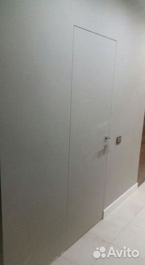 Скрытые двери под отделку