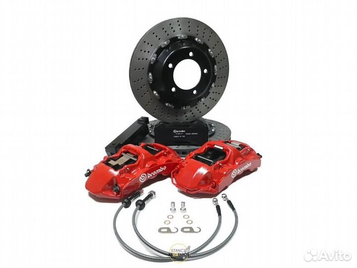 Тормозная система Brembo GT 6 порш Volvo S80