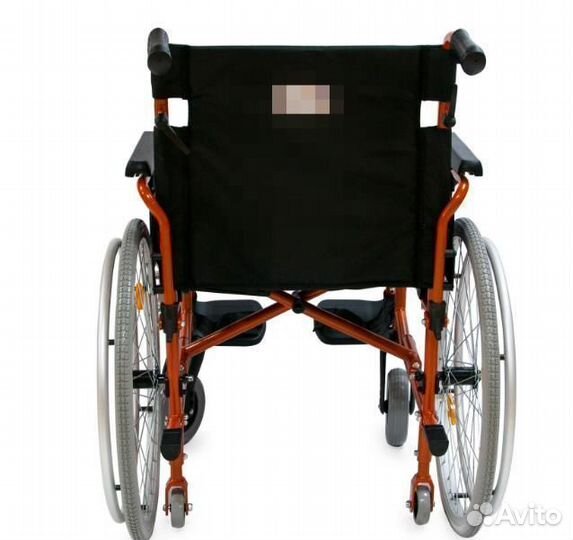 Коляска инвалидная с транзитными колёсами 514A-1
