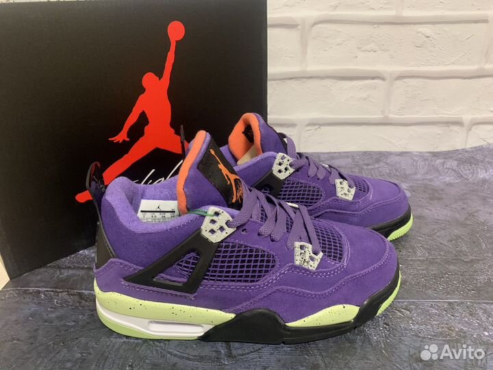 Кроссовки nike air Jordan 4 Retro Canyon Purple