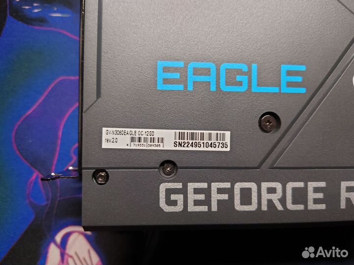 Видеокарта Gigabyte GeForce RTX 3060 OC 12 гб