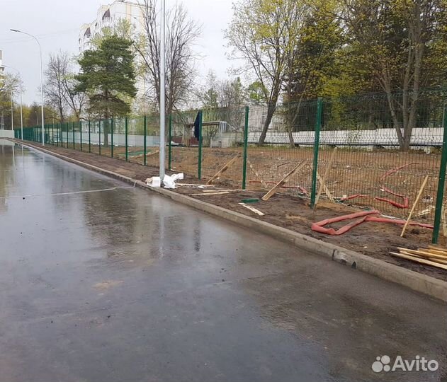 Забор из 3д сетки