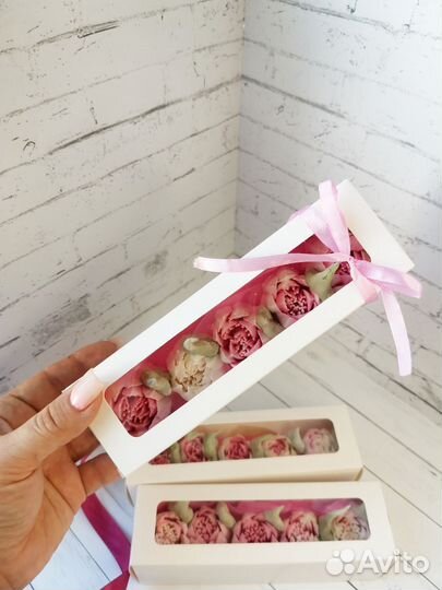 Коробочка из зефира, сладкий подарок ко Дню Матери