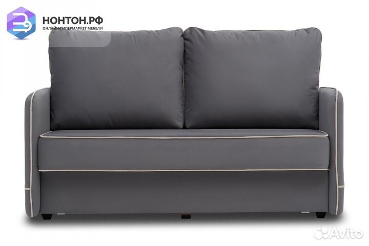 Диван еврокнижка Энерджи темно-серый