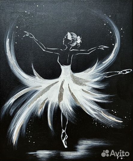Интерьерная картина на холсте Балерина