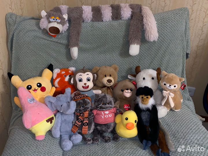 Мягкие игрушки разные