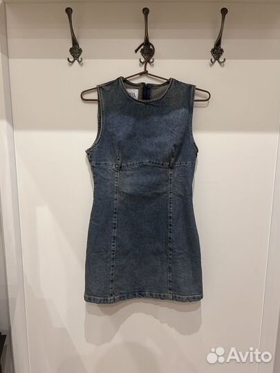 Платье мини джинсовое Zara