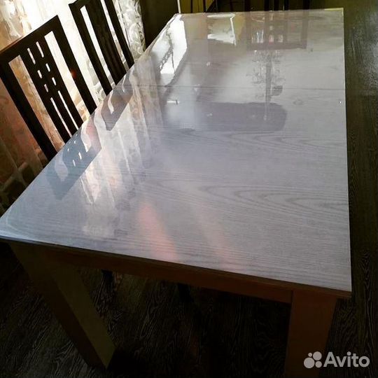 Силиконовая скатерть из пвх пленки 120х70