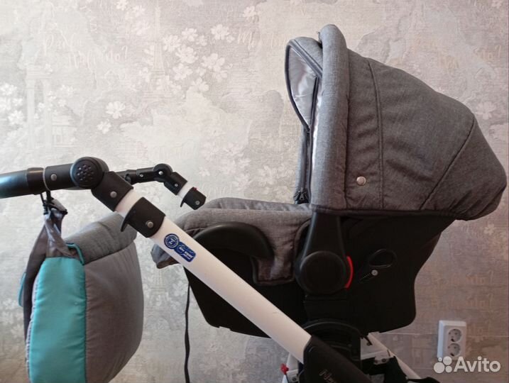 Детская коляска 3 в 1 adamex