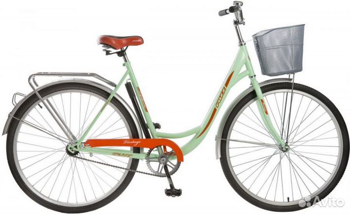 Елосипед foxx Lady vintage 28 с корзиной