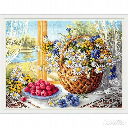 Набор для вышивания крестом 'Летнее утро', 40 x 30