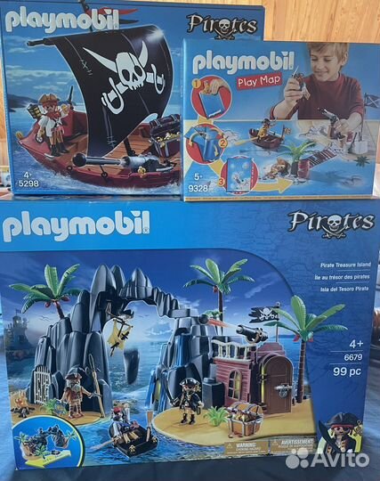 Playmobil pirates пираты 3 новых набора