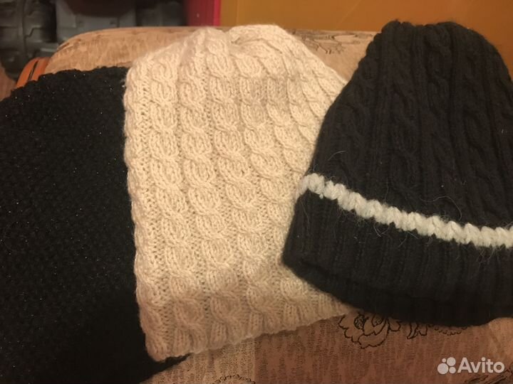 Вязаные вещи: шарфы шапки