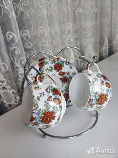 Чашки для кофе, кофейная пара, сервиз чайный