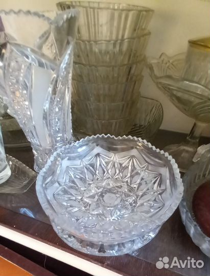 Фужеры хрустальные