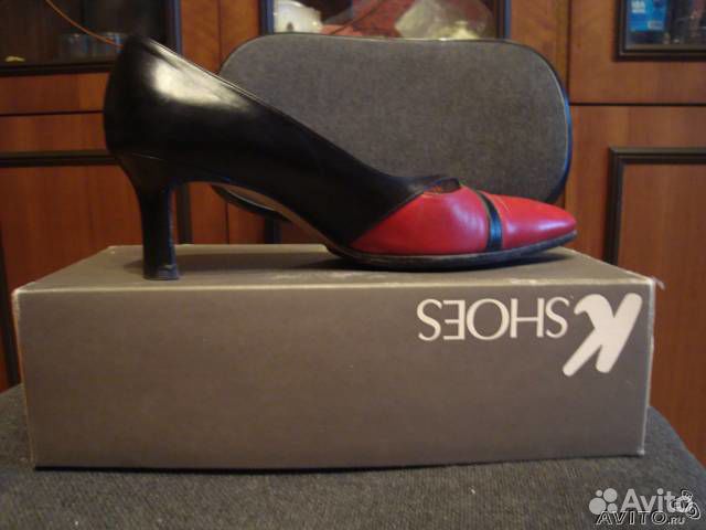 Туфли кожаные