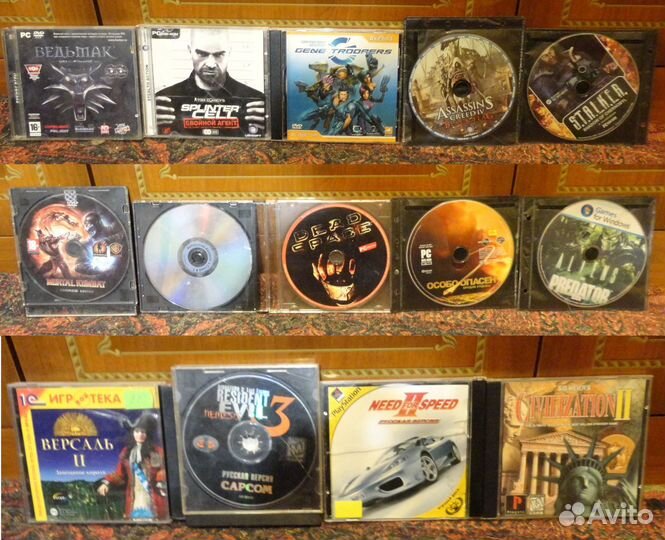 Двд диски Игры для пк