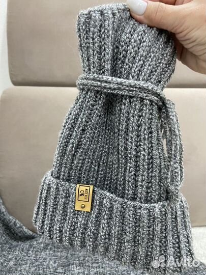 Вязаная шапка под афрокосы, дредошапочка